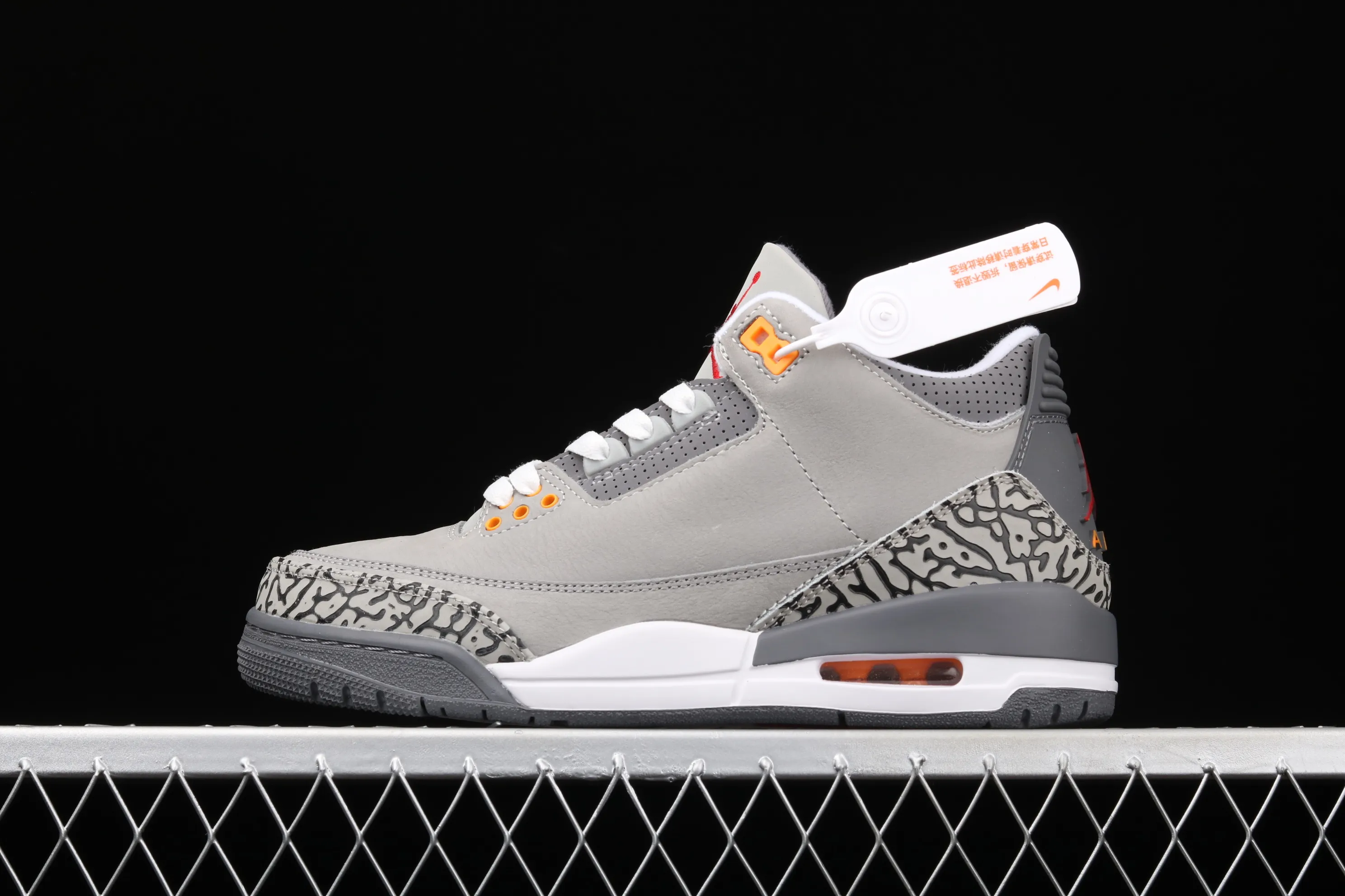 All categories Air Jordan Jordan series basketball shoes Air Jordan 3 J version Air Jordan 3 "Cool Grey" AJ3 Joe 3 Gray Wolf CT8532-012